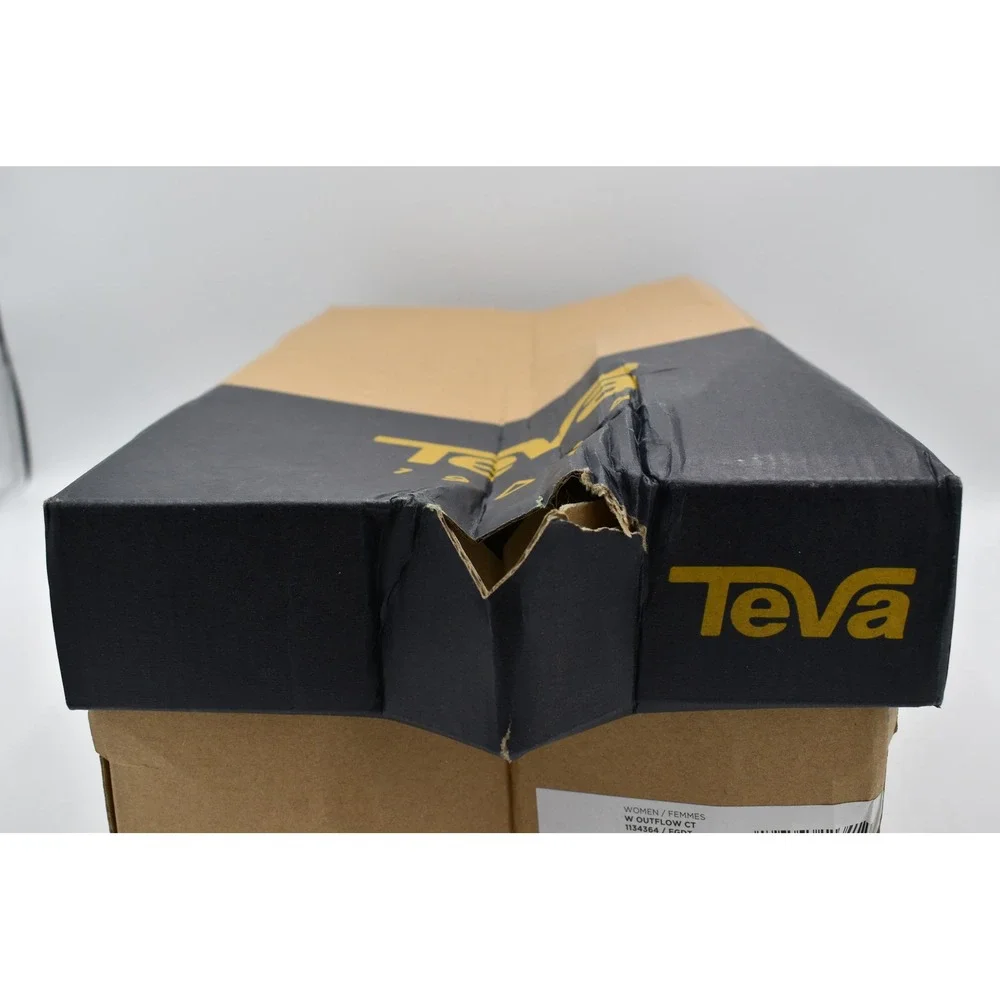 Teva Womens Size 8 Outflow CT Amphibious Water Grey Taupe Sneakers Shoes Sandals